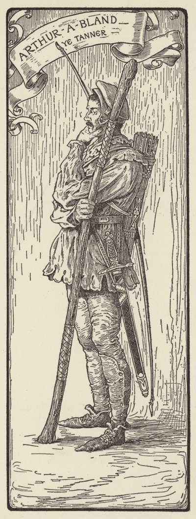 Arthur A Bland, The Tanner af Louis John Rhead