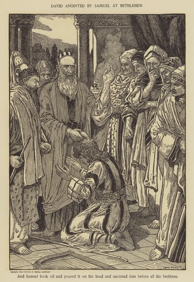 David salvet af Samuel i Betlehem af Louis John Rhead