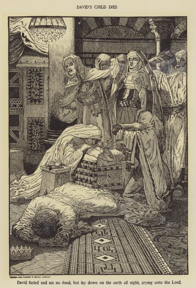 Davids barn dør af Louis John Rhead