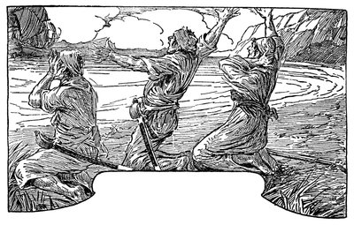 Illustration af Louis Rhead (1857-1926) til romanen "Treasure Island" af Robert Louis Stevenson (1850-1894) 1915 af Louis John Rhead