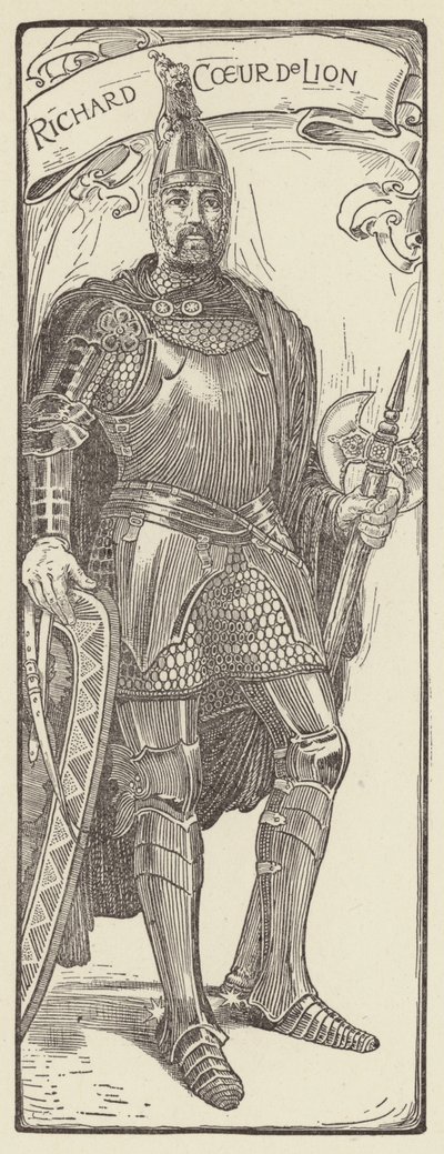 Richard Coeur De Lion af Louis John Rhead