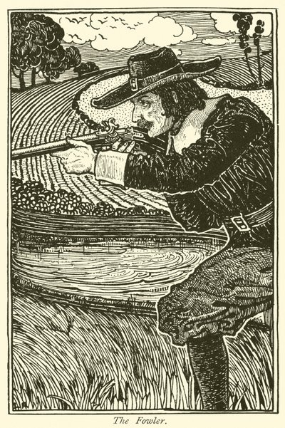 The Fowler (gravering) af Louis John Rhead