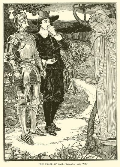 Saltsøjlen (gravering) af Louis John Rhead