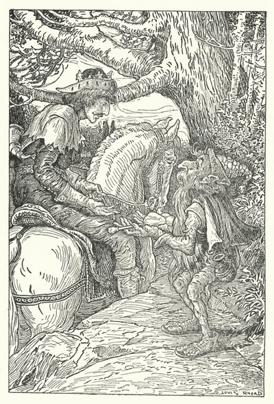 Livets vand (litho) af Louis John Rhead