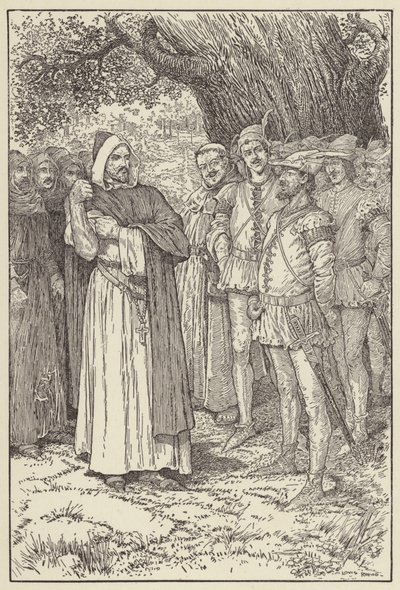 Kongen begyndte at smøge ærmet op af Louis John Rhead