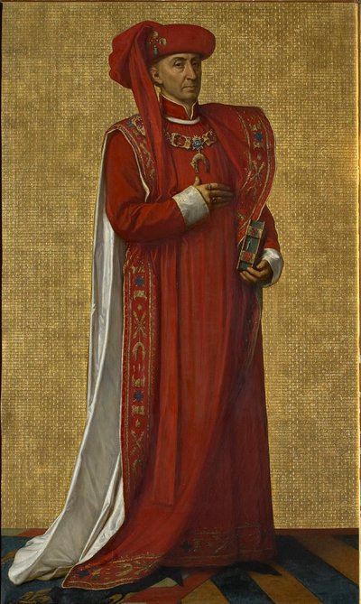 Filip den Gode 1396-1467, hertug af Bourgogne, 1872-1877. af Louis Joseph Gallait