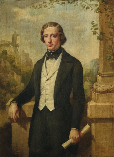 Portræt af Frederic Chopin 1810-1849, 1843. af Louis Joseph Gallait