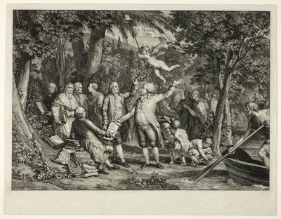 Mirabeau ankommer til Elysian Fields af Louis Joseph Masquelier