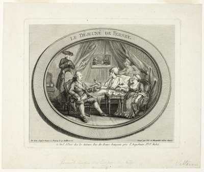 Frokost på Ferney af Louis Joseph Masquelier