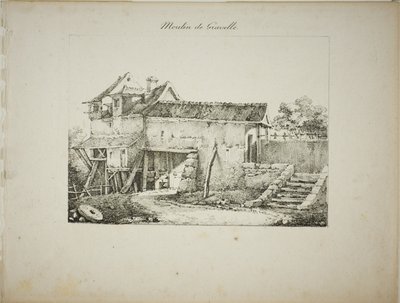 Mølle ved Gravelle, II af Louis Jules Frederic Villeneuve