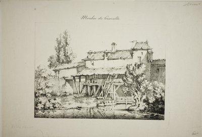Mølle ved Gravelle, I af Louis Jules Frederic Villeneuve
