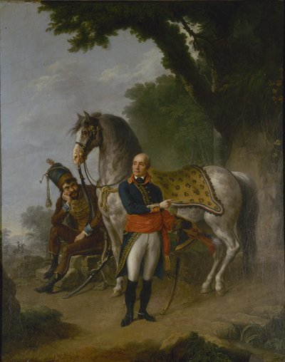 Portræt af general Joseph Marie Servan de Gerbey 1741-1808, ca. 1800. af Louis Lafitte
