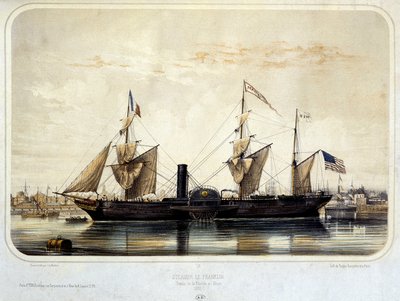 Steamer "" The Franklin" af Louis Le Breton