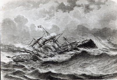 Katastrofen på Great Eastern i september 1861 af Louis Le Breton