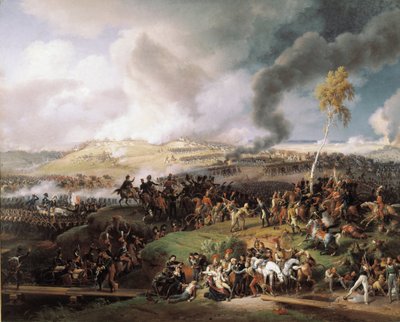 Slaget ved Moskova (også Slaget ved Borodino) (7. september 1812) (olie på lærred af Louis Lejeune