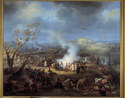 Bivouac de Napoleon I på tærsklen til slaget ved Austerlitz den 1. december 1805. Maleri af Louis Francois Lejeune (1775-1848) af Louis Lejeune