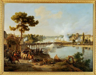 Slaget ved Lodi (pibende) af Louis Lejeune