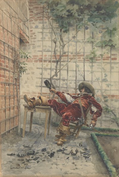 I hans kopper, 1872. af Louis Leloir