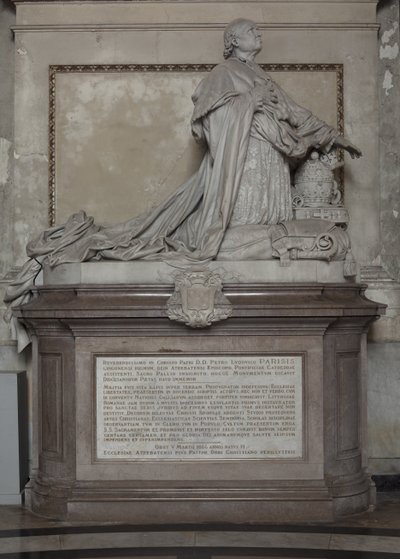 Begravelsesmonument til Pedro Ludovico Paris af Louis-Leon Cugnot
