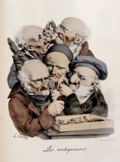 Antikvitetshandlere Gravering af Louis-Leopold Boilly (Louis Leopold Boilly af Louis Leopold Boilly
