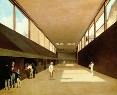 Interiør af Jeu de Paume, Versailles af Louis Leopold Boilly