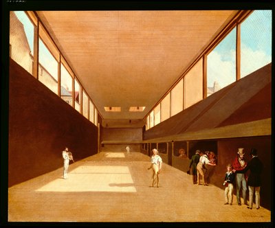 Interiør af Jeu de Paume, Versailles af Louis Leopold Boilly