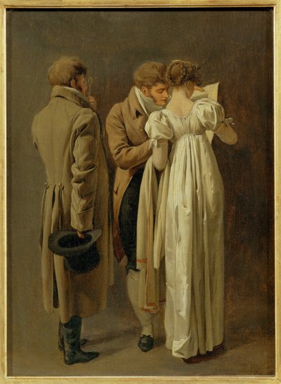 Entusiaster af tryk ... af Louis Leopold Boilly