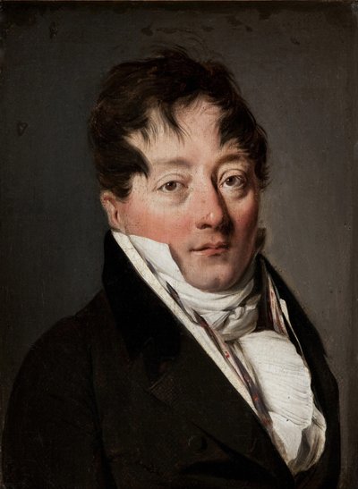Portræt af Alexandre Balthazar Laurent Grimod de la Reynière 1758-1837 af Louis Leopold Boilly