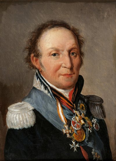 Portræt af feltmarskal grev Ludwig Adolf Peter af Sayn-Wittgenstein-Ludwigsburg 1769-1843 af Louis Leopold Boilly