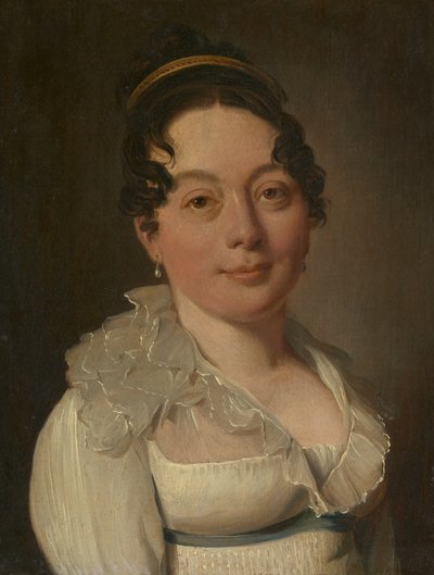 Portræt af en kvinde. af Louis Leopold Boilly