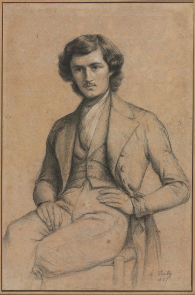 Portræt af en ung mand af Louis Leopold Boilly