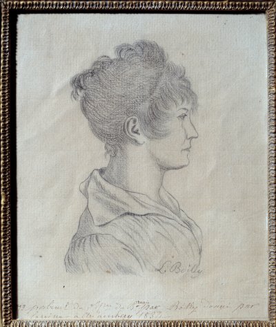 Profilportræt af Josephine de Beauharnais (1763-1814) Tegning af Louis Leopold Boilly (1761-1845) 1793 Søn. 0,17x0,21 m Malmaison, slotsmuseum af Louis Leopold Boilly