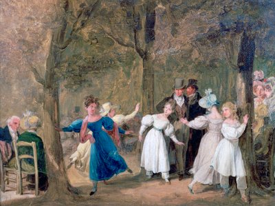 Genforening i Luxembourg-haven, 1761-1845 af Louis Leopold Boilly
