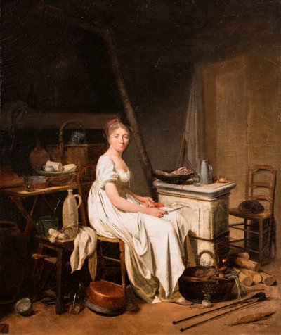 Kokken, ca. 1789-1799 (olie på lærred) af Louis Leopold Boilly