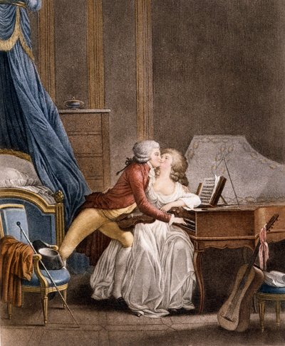 Ninas optakt. Gravering af Boilly af Louis Leopold Boilly