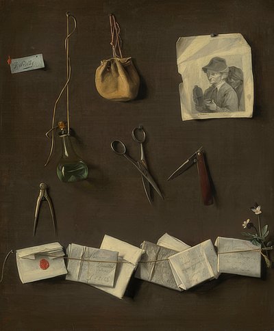 Forskellige genstande. Omkring 1785 af Louis Leopold Boilly