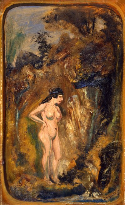 Nøgen i skov af Louis M. Eilshemius