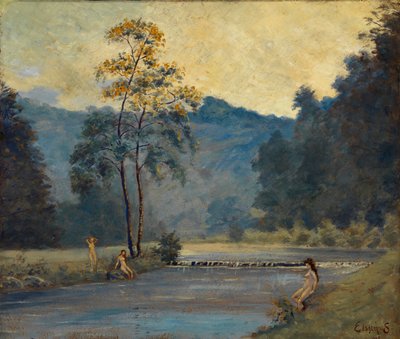 Tre piger og en flod af Louis M. Eilshemius