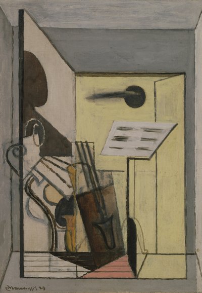 Partiturarket, 1929 af Louis Marcoussis