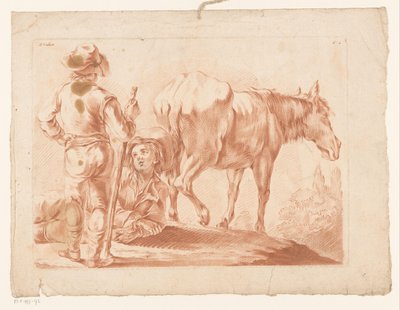 To drenge med en hest af Louis Marin Bonnet (possibly)