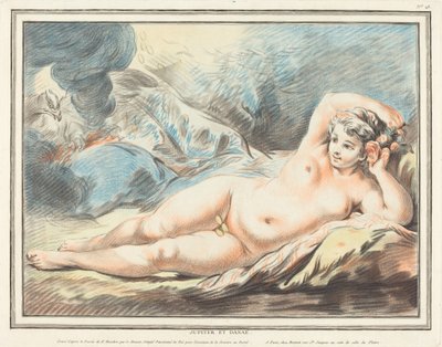 Jupiter og Danaë, 1774. af Louis Marin Bonnet