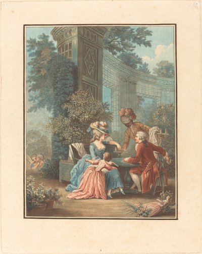 Eftermiddagste. af Louis Marin Bonnet
