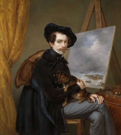 Selvportræt af Louis Meijer