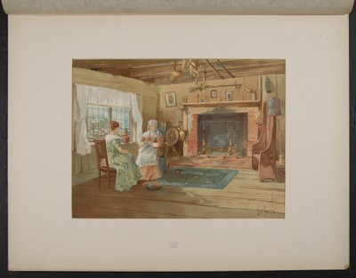 New England Cabin, Midway Plaisance af Louis Meynelle