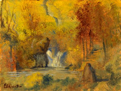 Efterårslandskab, ca. 1919. af Louis Michel Eilshemius