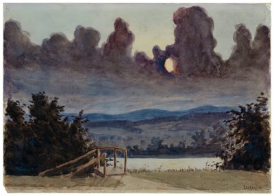 Mørke skyer, ca. 1901. af Louis Michel Eilshemius