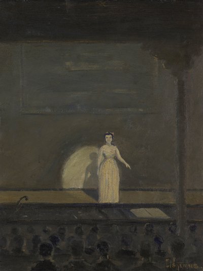 Koncertsangeren af Louis Michel Eilshemius
