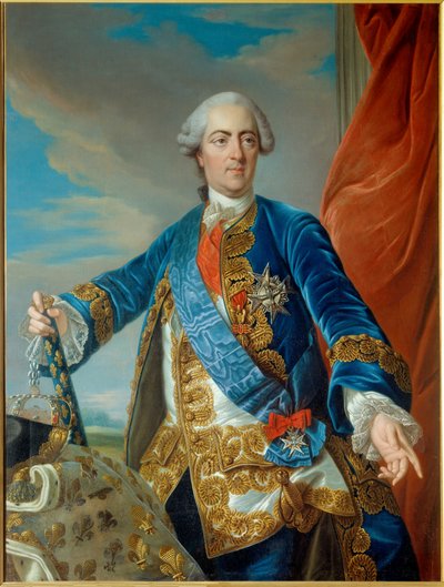 Portræt af Ludvig XV af Louis Michel van Loo