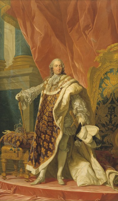 Ludvig XV af Frankrig (1710-1774) af Louis Michel van Loo