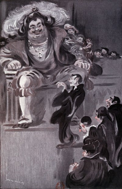 Gargantua - i "Gargantua"" af Rabelais, ill. af Louis Morin, red. Laurens, Paris, af Louis Morin